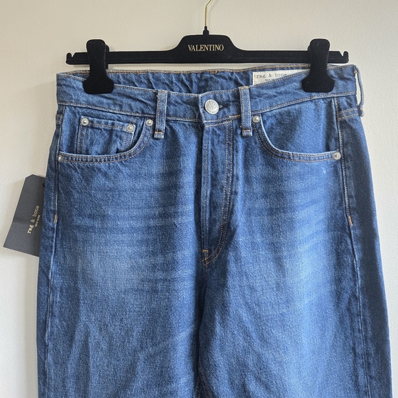 New Rag & Bone Maya High Rise Slim Jeans in Jasper Women's Size 28 NWT - Picture 3 of 6